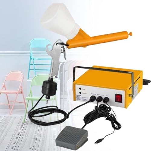 Portable Electrostatic Powder Coating Machine, Spray Gun for Smal...
