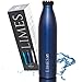 Produktbild Trinkflasche Edelstahl Thermoskanne 1l Thermosflasche - Isolierte Wasserflasche, Auslaufsichere Isolierflasche doppelwandig, Kohlensäure geeignet (Sapphire Blue | Blau 1000ml)