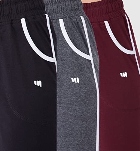 Image of Modeve Women Cotton Blend Pack of 3 Track Pant