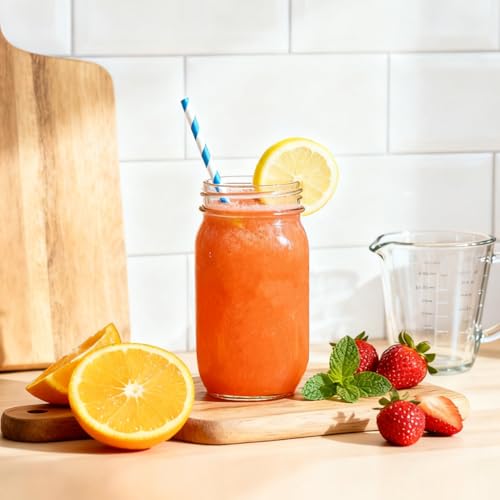 Image of ComSaf Half Gallon Mason Jar 64oz 3Pcs, Wide Mouth Mason Jars with Lids and Seal Bands, Large Glass Canning Jars for Suntea, Pickling, Sourdough, Fermentation, Salad, Meal Prep, Food Pantry Storage