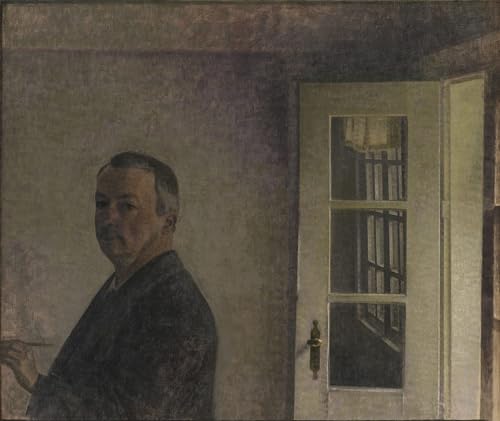 Art mural classique Hammershøi pour habiller un grand mur vide de maison