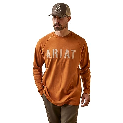 Image of ARIAT Men's Rebar Cotton Strong Block