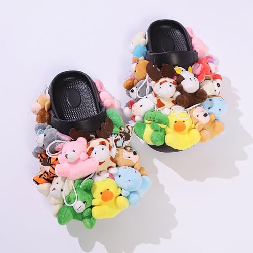 Stylish Slippers comfortable with Adjustable Straps, Covered In Stuffed Animals, Perfect as House Sandals for Women 20253