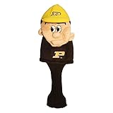 Team Golf NCAA Purdue Boilermakers Mascot Golf Club Headcover, Fits most Oversized Drivers, Extra Long Sock for Shaft Protection, Officially Licensed Product