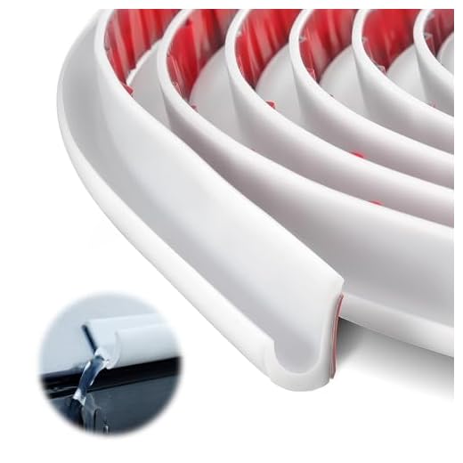 Canalones de Lluvia Blanco 5 Metros, J Modelo RV canalones canalones de Lluvia adecuados para Todo Tipo de automóviles, Camiones, vehículos recreativos y Yates