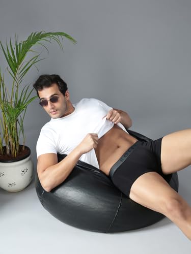 Image of KOFFY Men's Cotton Lycra Mini Trunks with 4-Way Stretch | Wrinkle-Resistant | Ultra-Soft Elastic I 2X Absorbent