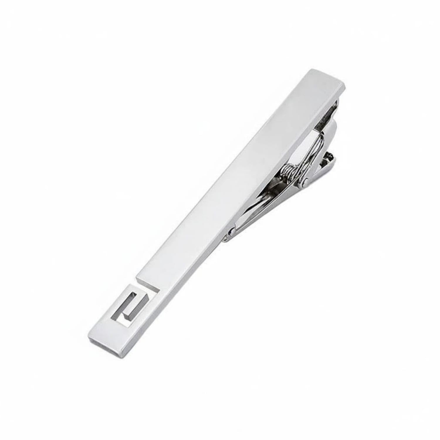 URJIX™ Polished Finish Business Tie Clip Secure Hold Copper Silver | Secure Fastening Unique Designs Versatile Professional Presentation Copper Silver-image-45