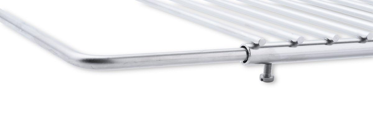Rejilla barbacoa inox ajustable 50–60 × 30 cm | Diseño ajustable sin asas