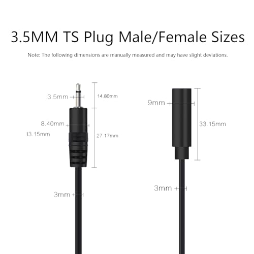 Cable de audio Jack 3.5mm hembra a cable abierto 0.3m miniatura 5