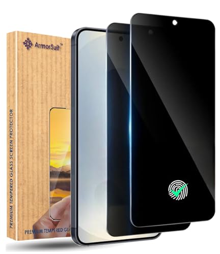 Image of ArmorSuit 2 Pack Anti-Spy Privacy Tempered Glass Screen Protector Guard for Samsung Galaxy S24 Plus and Galaxy S25 Plus (6.7 Inch)