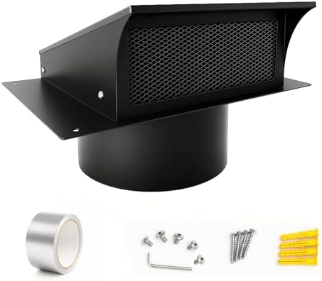COOLTOY 10 Inch Exterior Dryer Vent Cover Outside, Wall Vent Cover ...
