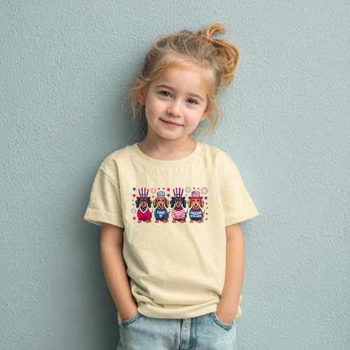 Image of Boys Constitution Day 250 Anniversary USA Shirt Independence Shirt 3-8T | for Kids Boys Girls Toddlers 3T-8T, 4th of July Dinos Flag Patriotic Tee, Independence Day