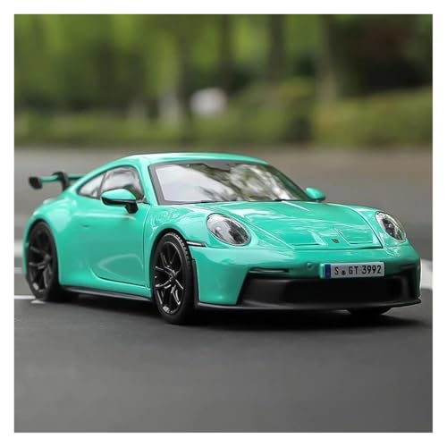 Modelos A Escala 1 24 Porsche 911 GT3 RS Modelo De Coche De Aleación Simulación Adornos De Coche Colección Juguetes para Niños Decoración del Hogar(Bburago Blue)