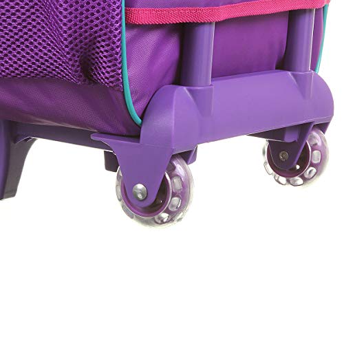 Mala Escolar G c/ rodinhas Vampirina max, Dermiwil, 37567, Rosa e Lilás, G