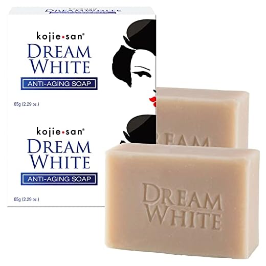 Skin Science Original Kojie San Dream White Soap-65g,2 Bars Per Pack - Guaranteed Authentic,2.29 Ounce (Pack of 2)