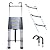 CORCI Telesladders,8M/7M/6.2M/5M/4M/3.8M/2.6Mladder with Hook, Aluminumcopiextension Ladders for Roofibusiness, Household Use, Rv Outdoor Work/a/1.5M/5Ft
