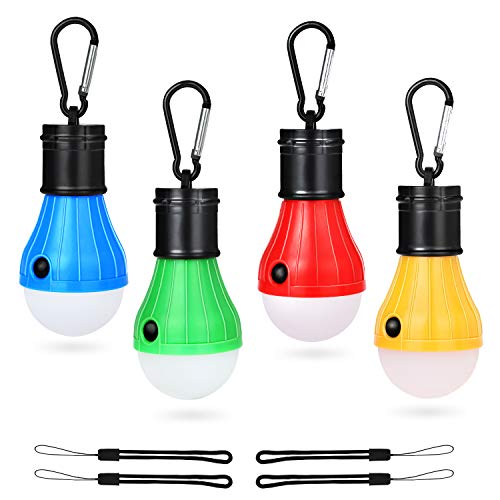 Luci da campeggio a LED-4 pezzi con cavo di