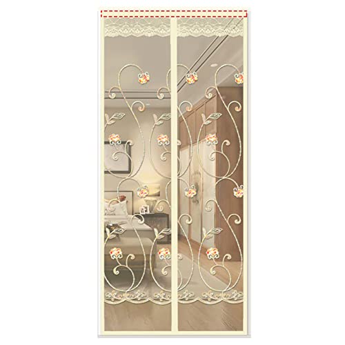 XWSM Porte Moustiquaire Magnétique, Moustiquaires pour Portes, Moustiquaire Magnétique pour Porte, Rideau en Maille À L'écart De La Porte Moustiquaire avec Rideau en Maille Robuste avec Aimants