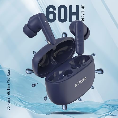 Image of AROMA NB126 Bolt V5.4 Upto 60Hr Playtime* Dual Paring, Fast Charging, Heavy Bass Bluetooth