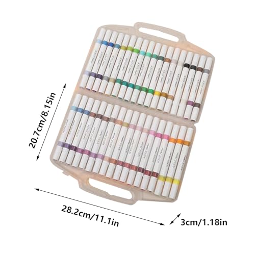 Marqueurs acryliques 72 couleurs matériel de dessin multi-surfaces