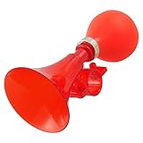 Peso: 52g SODIAL(R) 22mm Dia Bocina de Aire de Plastico de manillar de Bicicleta Rojo