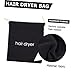 IWOWHERO 2pcs Hair Dryer Storage Bag Safe Pouch for Home Canvas Drawstring Bag for Hair Dryer