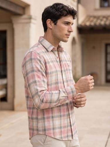 NOBERO Store NOBERO Men's Cotton Checkered Full Sleeve Shirt - Image 6