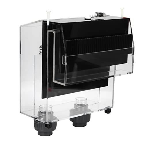 Overflow Box for Aquariums, Overflow Pre Filter, Quality Acrylic Self Start Siphon Hang On Overflow...