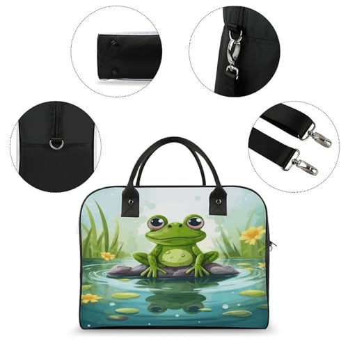 Maletín ligero para laptop unisex casual ajustable miniatura 6