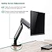 WALI Bundles-WALI Single Monitor Gas Spring Desk Mount+Extra Tall Single Monitor Mount