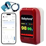 Baby Oxygen Monitor, Infant Pulse Oximeter for Fingertip – Tracks Adult and Child’s SpO₂ & Pulse Rate, Toddler Foot O₂ Monitor with Audible Alerts, Free App & PC Software Reporting