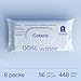 Coterie Baby Wipes, 8 Pack, 448 Count, Unscented Wipes, 99% Purified Water, Plastic-Free & Plant-Derived Fibers, Fragrance Free Hypoallergenic Sensitive Skin Baby Essentials, Clean Ingredients