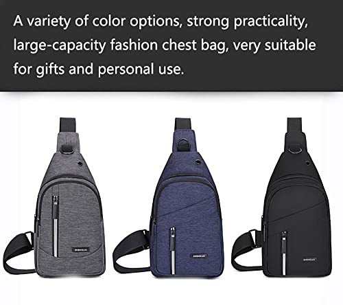 Bolsa de ombro masculina à prova d'água, bolsa de mensageiro, mochila pequena de viagem, mochila mu