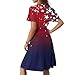 July 4th Dresses Fashion O Neck Casual Festival Graphic Maternity Stars Stripe Independence Day Fourth of July Outfits Vestidos De Verano para Mujer 2025