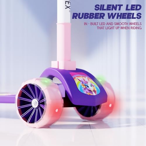 Konex Kick Scooter for Kids (2+ Years) with LED Wheels — view 2
