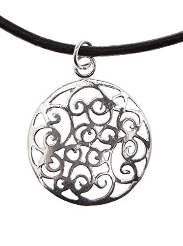 Essence Bijoux | Colgante en Plata de Ley 925 con diseño Arabesco