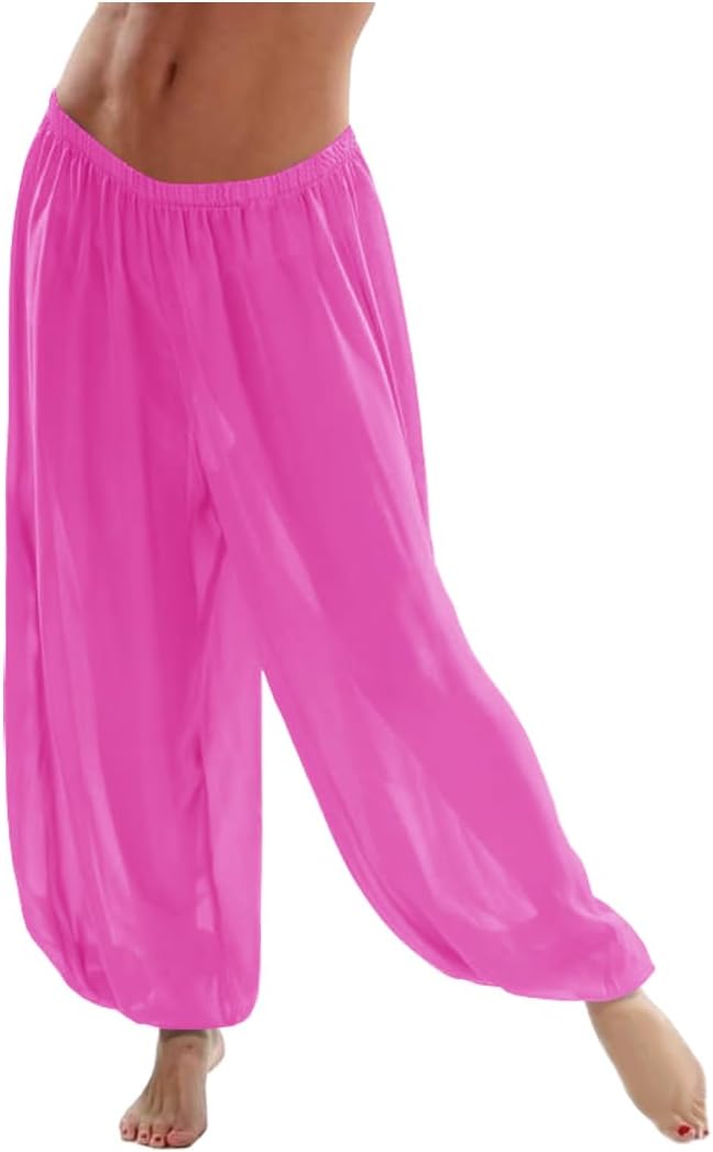 Indian Trendy 39" Chiffon Harem Yoga Pants Trousers Aladdin Pantalons Jenie Hippie Boho