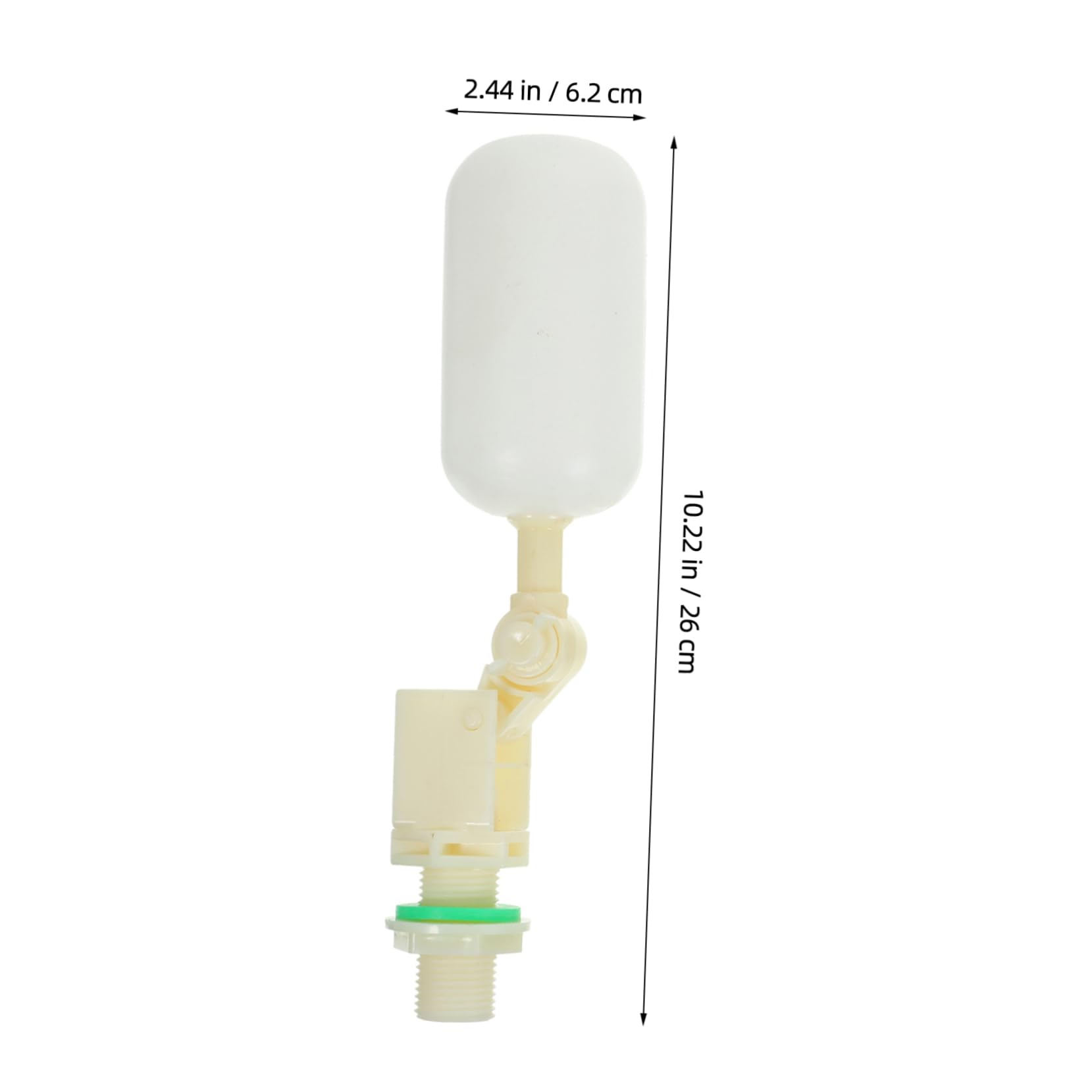 YARNOW Flotador Cisterna de Plástico 2piezas, Válvula de Flotador para Bebederos Automáticos de Oveja y Cabra, Agua Limpia y Sanitaria en Granja Color Aleatorio