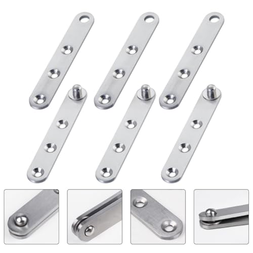 Bisagra arriba-abajo de acero inoxidable: pack de 6 unidades de alta resistencia 7