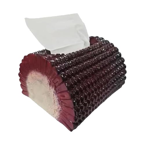 Dispenser di – copertura per forma di mais, scatola per cosmetici, dispenser creativo in resina | contenitore ricaricabile per asciugamani di carta per casa, bagno,