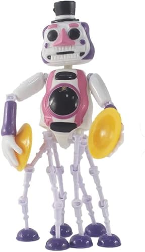 Themaz 8Pcs/Set 6In, Inspired By Game Fnaf Security Breach Bonnie Foxy Freddy Fazbear Bear, Five Nights At Freddys Action Figures Pvc Dolls Light Figures Fnaf Toys With Movable Joints For Children #TOP6