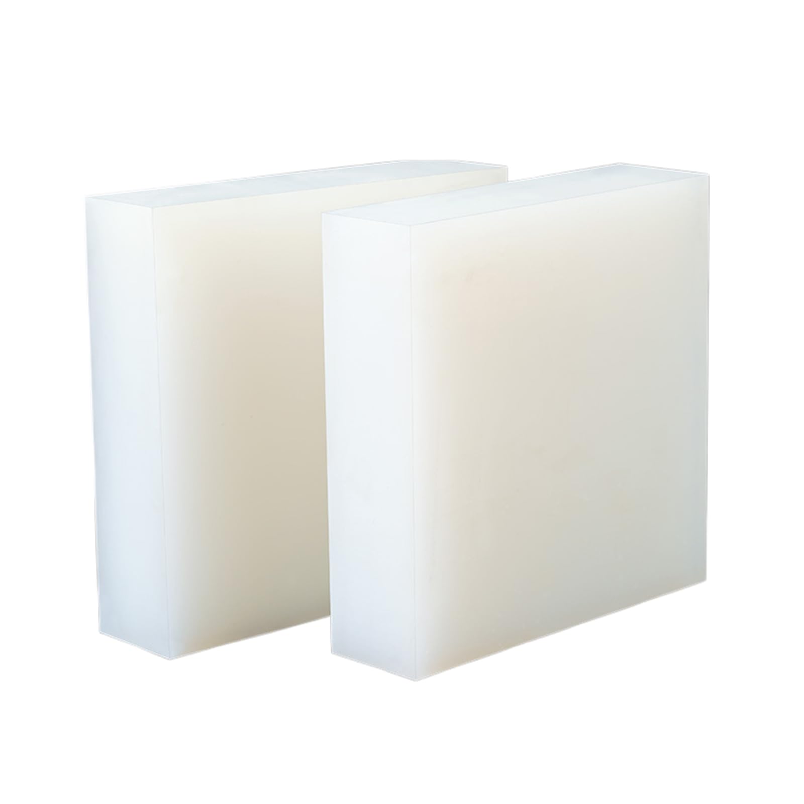 bloque de silicona, 2 almohadillas de silicona amortiguadoras(100x200x10mm)