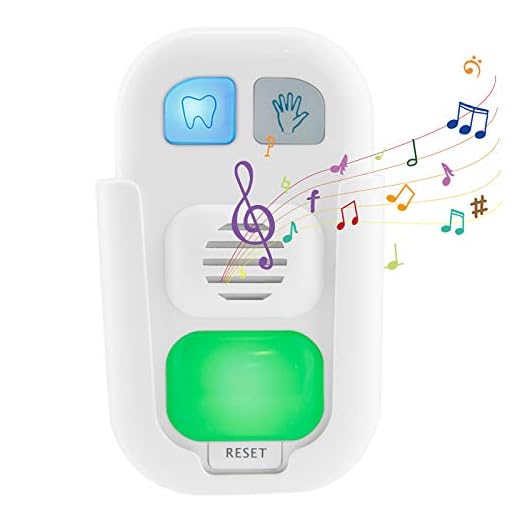 LUXSWAY Kids Musical Timer for Teethbrushing with 3 Level Volume, 20 Seconds Handwash Timer and 2 Minutes Teeth Brush Timer Musical for Kids Training, Battery Powered Indicator LED Light