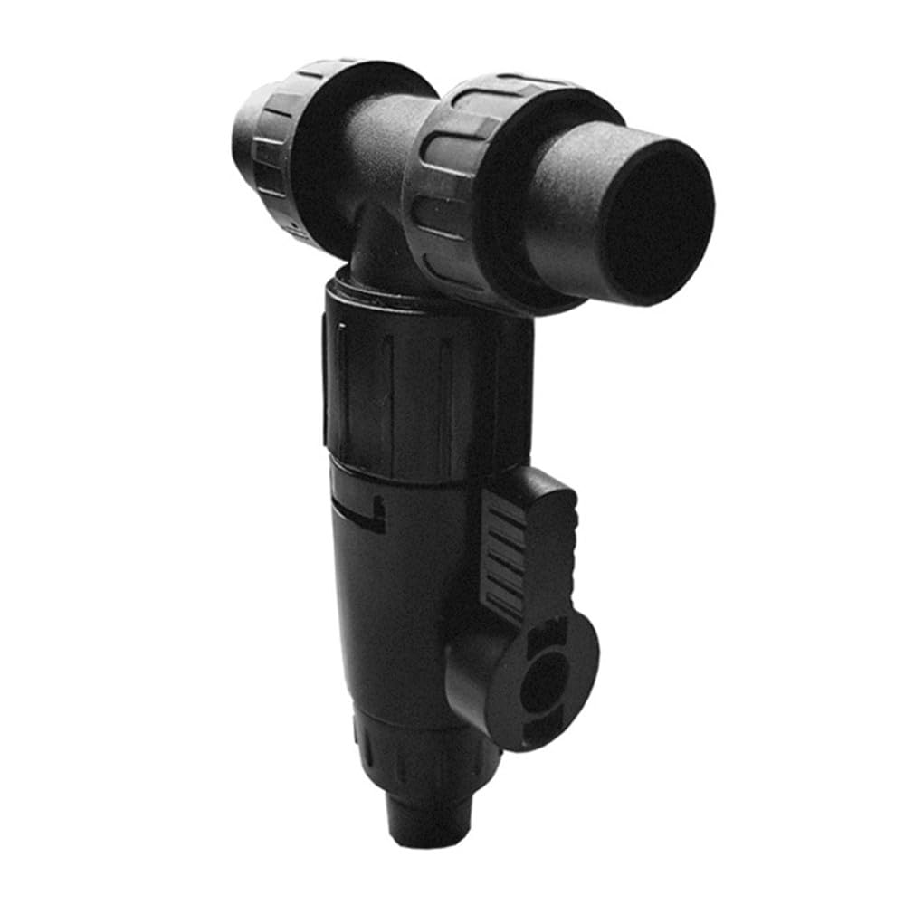 DONGKER Vanne de Changement D'eau d'aquarium 12 mm/16 mm 3 Voies Connecteur de Tuyau de Valve de Contrôle du Débit d'eau pour Aquariums et Réservoirs de Poissons