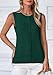 PRETTYGARDEN Fall Sweater Vest Women 2025 Casual Sleeveless Lightweight Button Down Knit Cardigans Shirts Ribbed Tank Tops (Dark Green,Large)