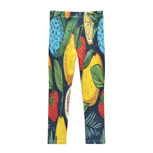 Bolaz Toddler Girls Leggings Printed Yoga Pants Leggings Pear Lemon Strawberry for Kids2