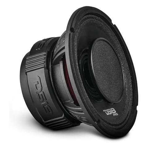 DS18 PRO-HY6.4B 6.5" Hybrid Mid-Range Car Audio Loudspeaker with 1" VC Built-in Compression Driver Horn and Water Resistant Cone 450W Max 225W RMS 4 Ohms (1 Speaker) Cover
