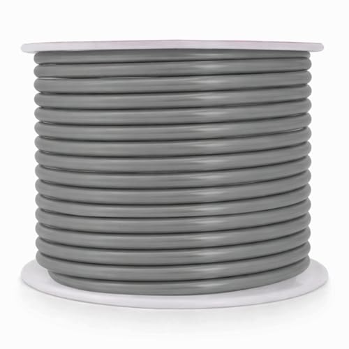 Image of Mandala Crafts 10 Gauge Anodized Aluminum Craft Wire for Jewelry Making - 32 FT Colored Flexible Gray Wire - Bendable for Bonsai Armature Crafting Sculpting