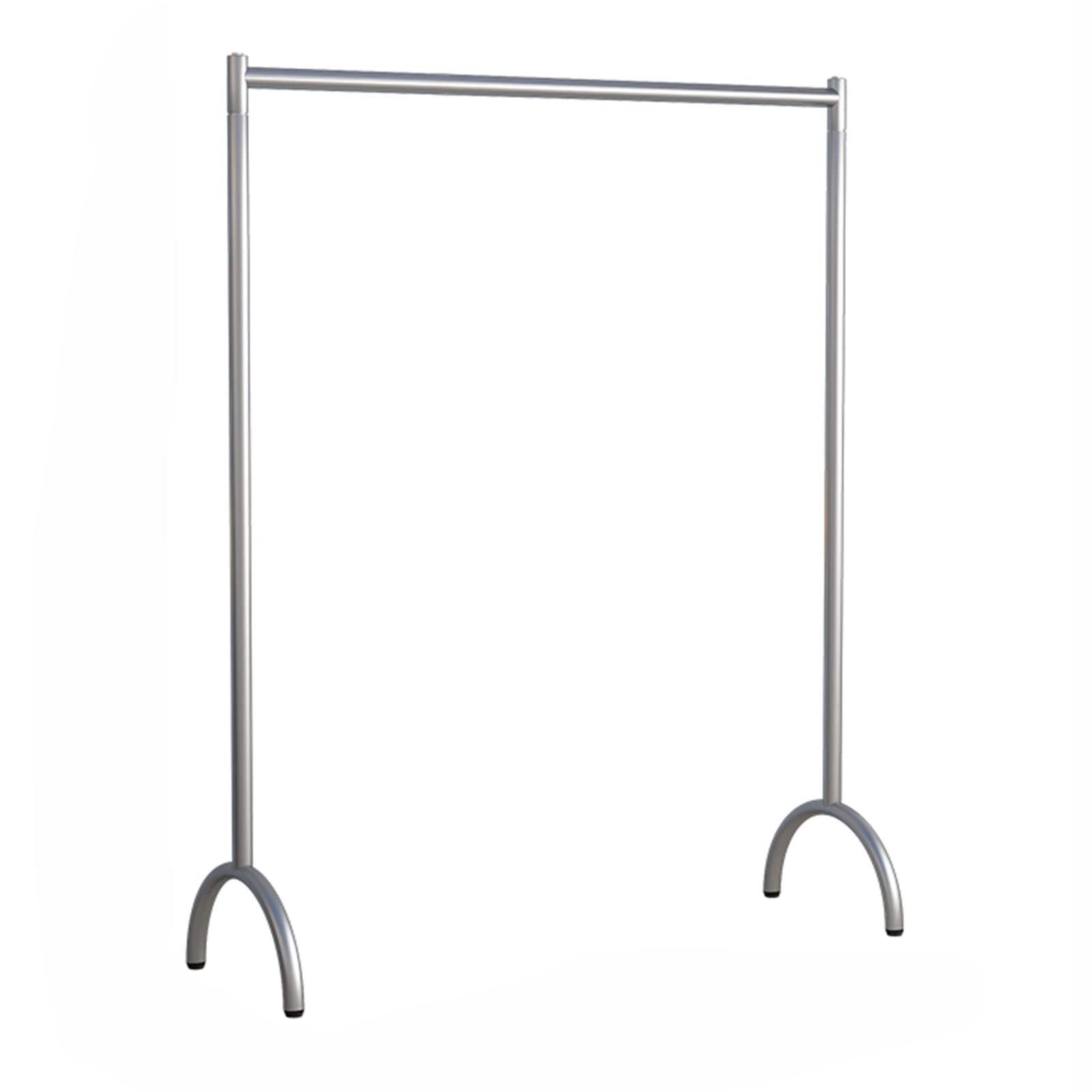 SaryEdge Coat Racks Clothing Rack Heavy Duty Stainless Steel Garment Rack Retail Clothing Displa Rack Sturdy and Durable Clothes Rail/Silver/100X40X150Cm,Silver-80X,Silver-80X40X150Cm