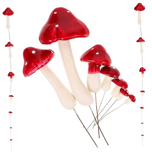 Consejos y reviews para comprar Seto artificial que Puedes comprar On-line. 21 NOLITOY 33 Piezas Seta Miniatura Estatua De Setas Artificiales Decoración del Jardín Falso Simulado Figuras De Artificial Adornos De Setas Hada Seta Falsa Espuma Manual Modelo